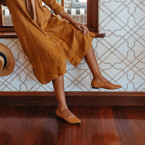 Froggie Shoes Shoes Pointy pump in Tan - 12713