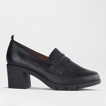 Froggie Shoes Shoes 4 / Black Multi / 12622 Chunky Loafers in Black - 12622