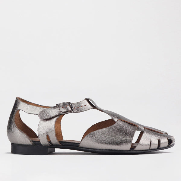 Froggie Shoes Shoes 4 / Pewter / 12674 Fisherman Sandal in Pewter - 12674