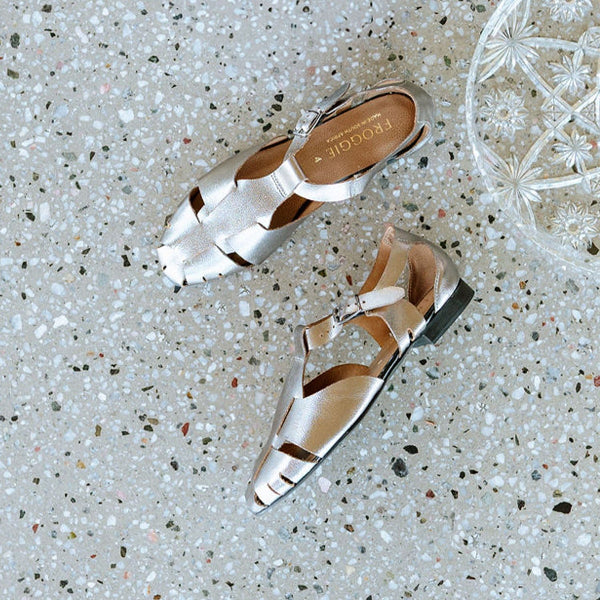 Froggie Shoes Shoes Fisherman Sandal in Pewter - 12674