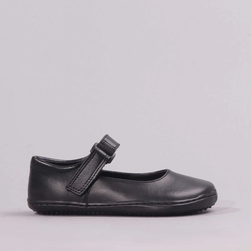 Girls High-Bar School Shoe in Black Sizes 28-35 - 6607