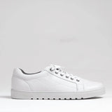 Men's Sneaker with Removable Footbed in Ivory -  12263 - Froggie Shoes