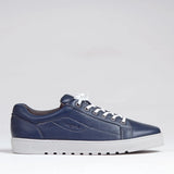Men’s Sneaker with Removable Footbed in Navy - 12220 - Froggie Shoes
