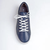 Men’s Sneaker with Removable Footbed in Navy - 12220 - Froggie Shoes