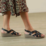 Slingback Sandal with Removable Footbed in Black