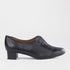 Factory Shop Closed Shoes 4 / Black / 13107 Button Detail Court Shoe