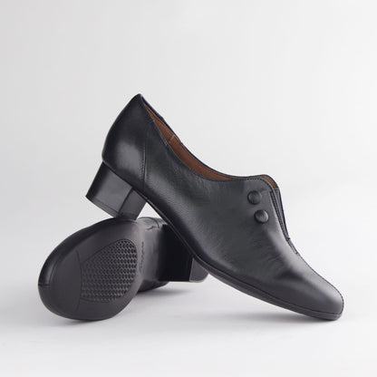 Factory Shop Closed Shoes Button Detail Court Shoe