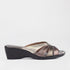 Factory Shop Sandals C36 / Lead Metallic / 13129 Wedge Mule Sandal