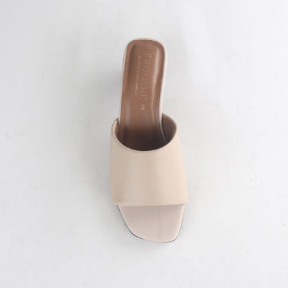 Factory Shop Sandals Cube Heel Mule