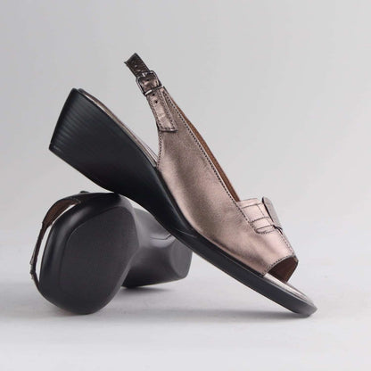 Factory Shop Sandals Peep Toe Slingback Sandal