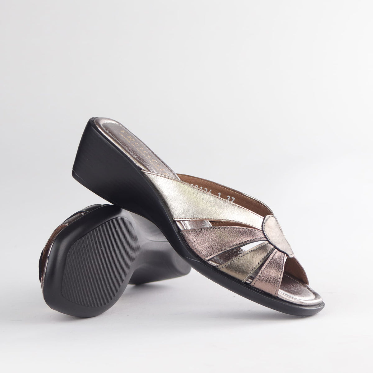 Factory Shop Sandals Wedge Mule Sandal