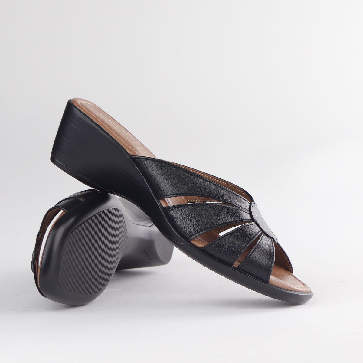 Factory Shop Sandals Wedge Mule Sandal