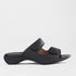 Factory Shop Shoes 4 / Black / 12557 Mule Sandal in Black - 12557