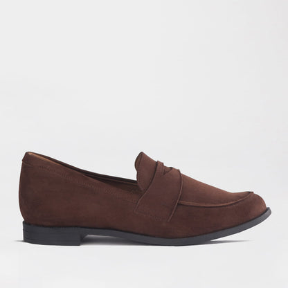 Factory Shop Shoes 4 / Brown / 13045 Froggie Women’s Loafer- Brown Suede- 13045
