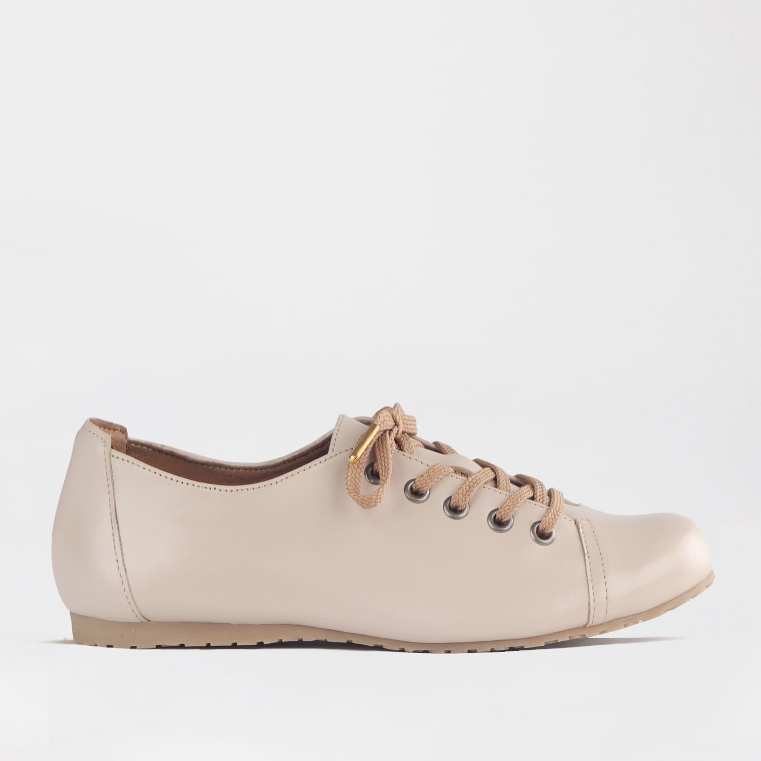Factory Shop Shoes 4 / Ivory / 13032 Froggie Women’s Sneaker- Ivory Leather - 13032
