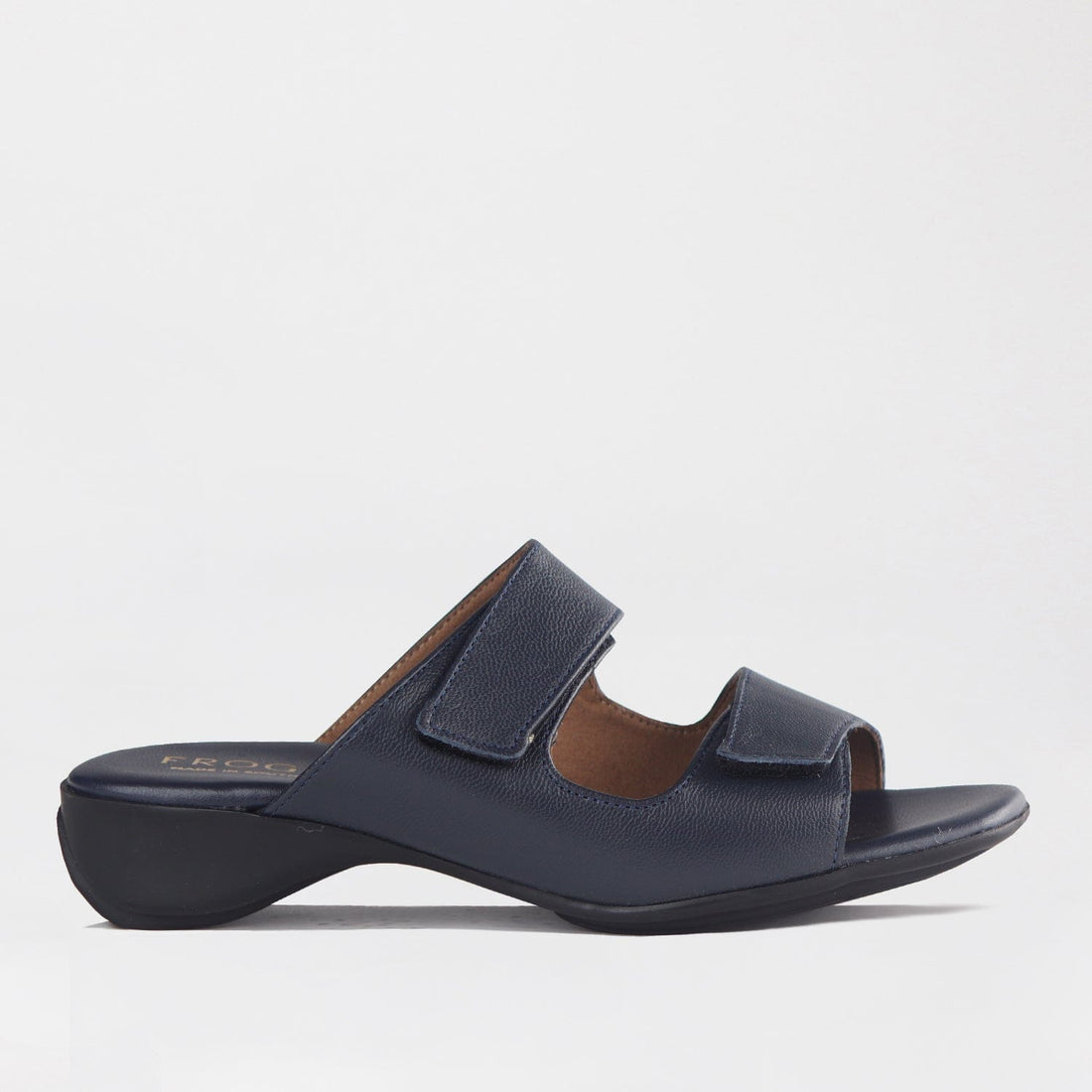 Factory Shop Shoes 4 / Navy / 12557 Mule Sandal in Navy - 12557