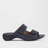 Factory Shop Shoes 4 / Navy / 12557 Mule Sandal in Navy - 12557