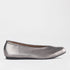 Factory Shop Shoes 4 / Pewter / 13039 Froggie Women’s Pump- Pewter Leather- 13039
