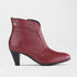 Factory Shop Shoes 4 / Red / 12528 Pointed Ankle Boot in Red - 12528