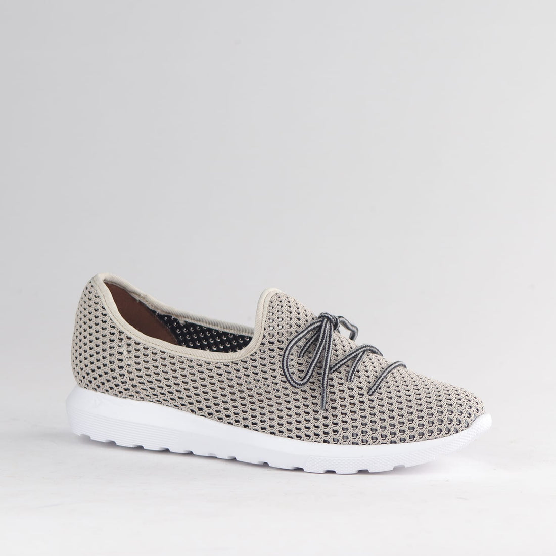 Factory Shop Shoes Froggie Women’s Featherlight Sneaker- Ice Woven Fabric- 13046
