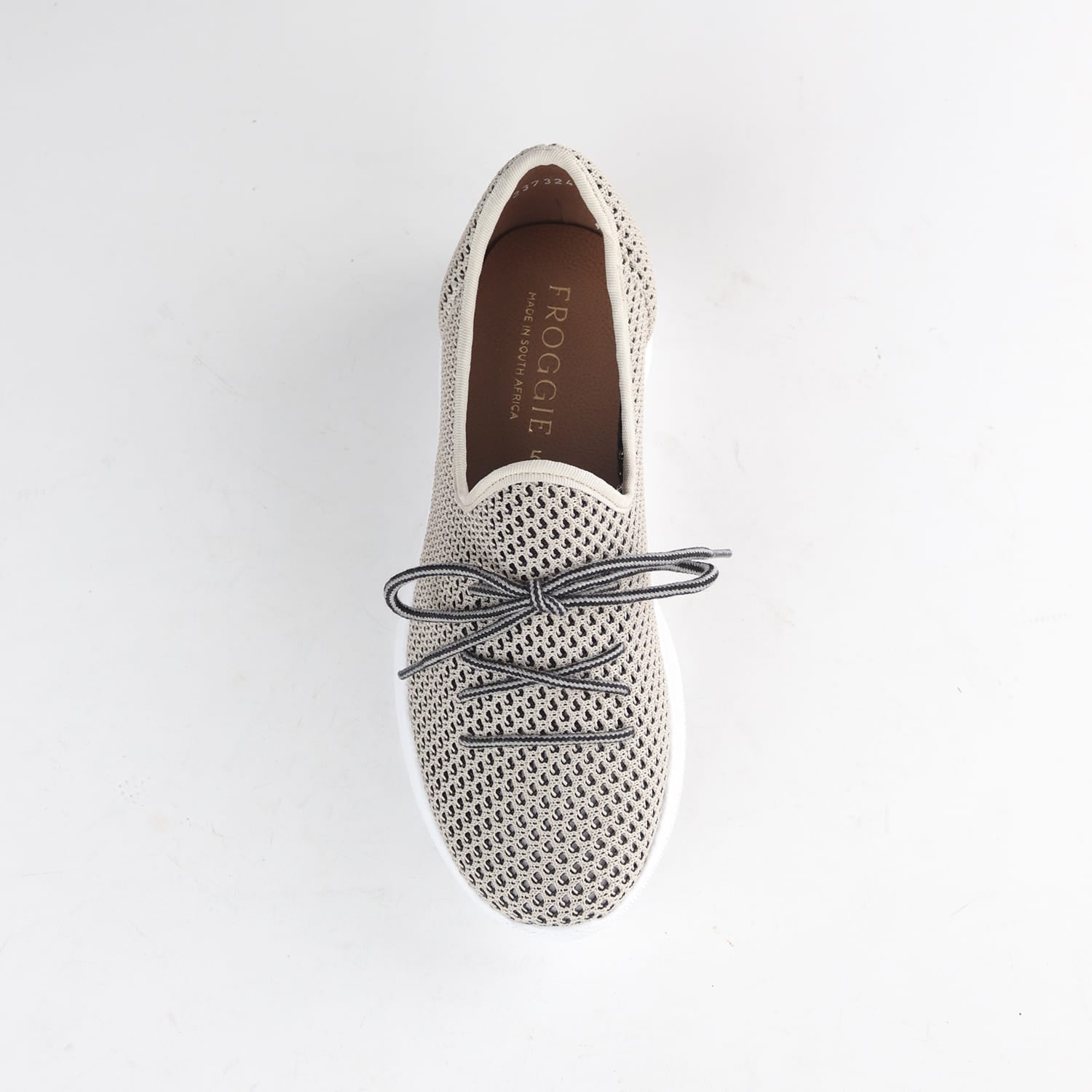 Factory Shop Shoes Froggie Women’s Featherlight Sneaker- Ice Woven Fabric- 13046