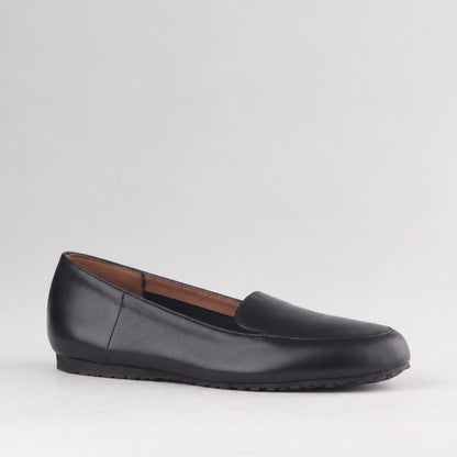 Factory Shop Shoes Froggie Women’s Loafer- Black Leather-13033