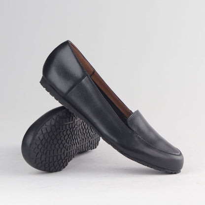 Factory Shop Shoes Froggie Women’s Loafer- Black Leather-13033