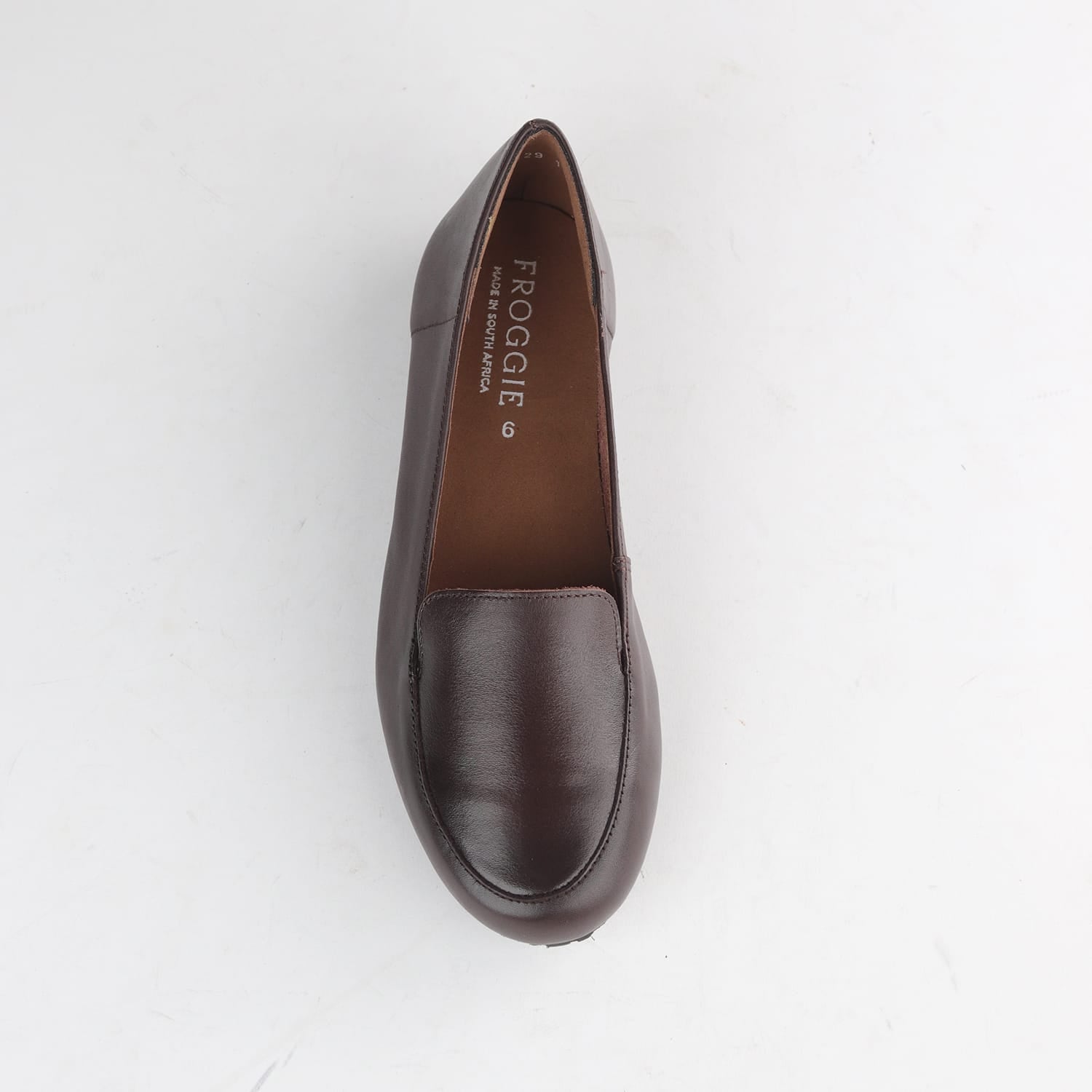 Factory Shop Shoes Froggie Women’s Loafer- Brown Leather-13033