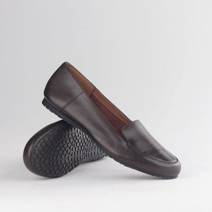 Factory Shop Shoes Froggie Women’s Loafer- Brown Leather-13033