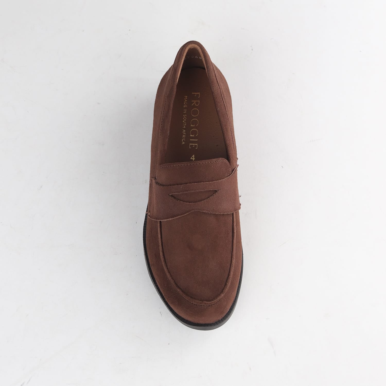 Factory Shop Shoes Froggie Women’s Loafer- Brown Suede- 13045