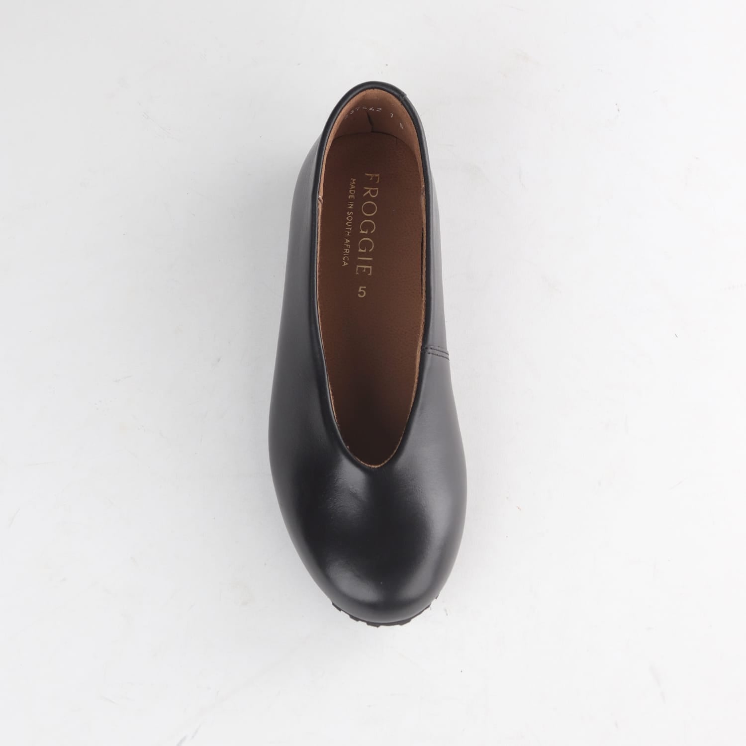 Factory Shop Shoes Froggie Women’s Pump- Black Leather- 13039