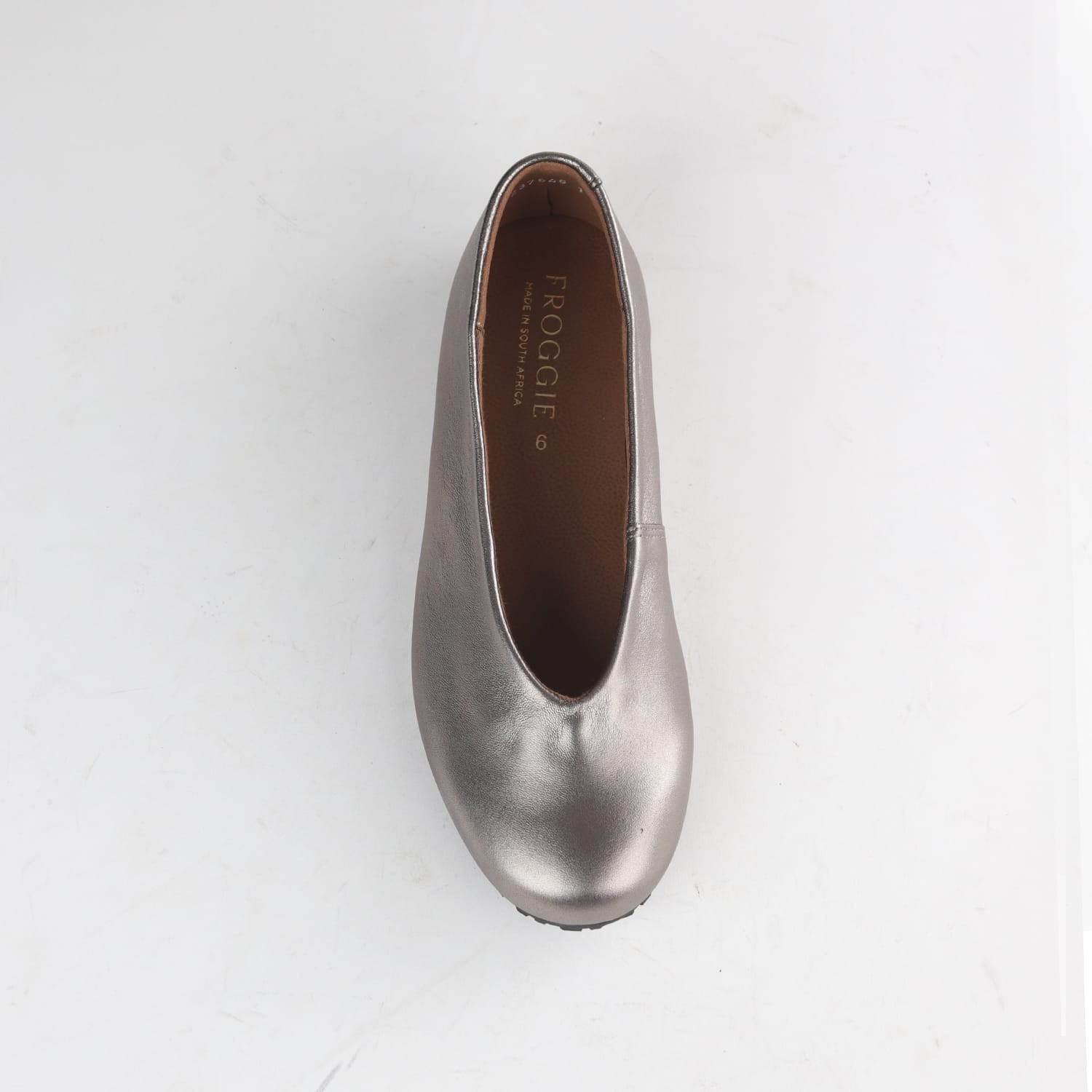 Factory Shop Shoes Froggie Women’s Pump- Pewter Leather- 13039
