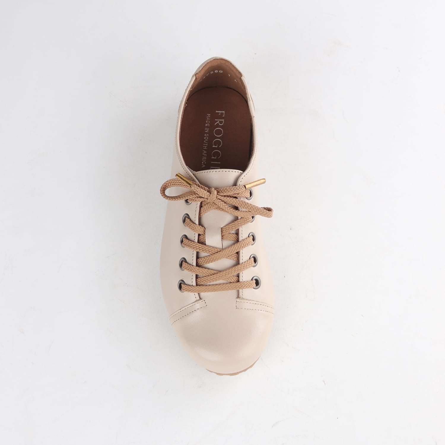 Factory Shop Shoes Froggie Women’s Sneaker- Ivory Leather - 13032