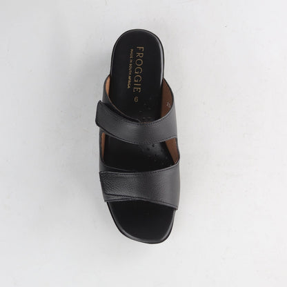 Factory Shop Shoes Mule Sandal in Black - 12557