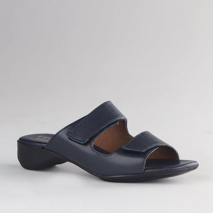 Factory Shop Shoes Mule Sandal in Navy - 12557