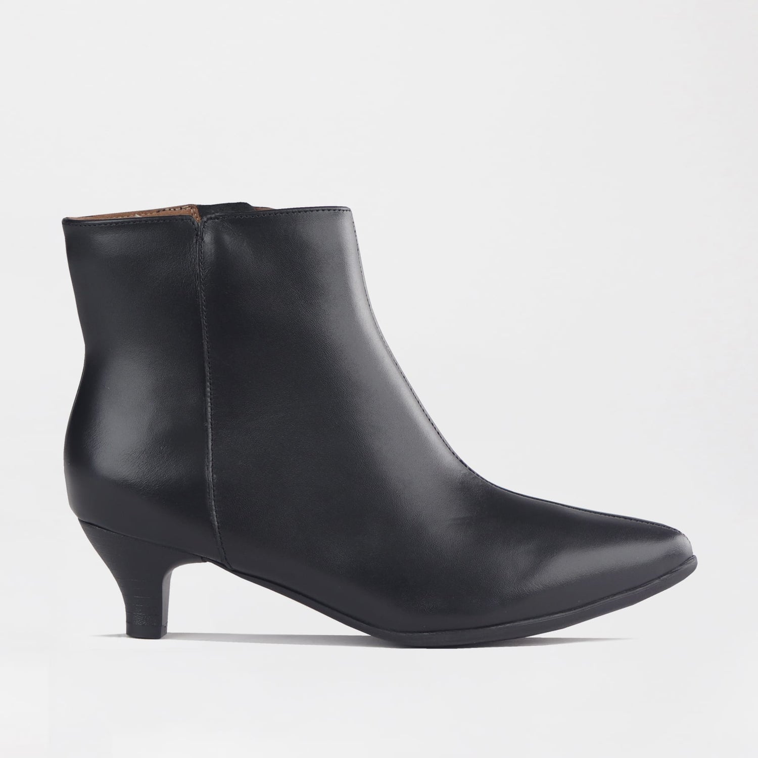 Froggie Shoes Ankle Boots 3 / Black / 12983 Froggie Women’s Kitten Heel Ankle Boot Black Leather - 12983