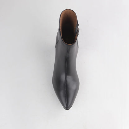 Froggie Shoes Ankle Boots Froggie Women’s Kitten Heel Ankle Boot Black Leather - 12983