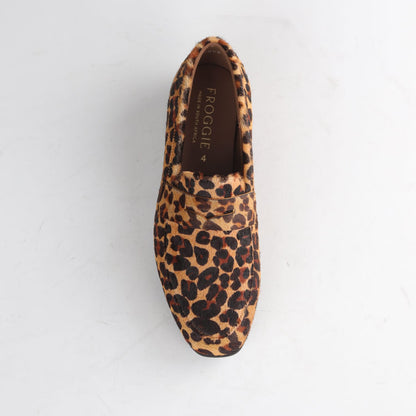 Froggie Shoes Loafers Froggie Women  Penny Loafer -cheetah leather- 13029