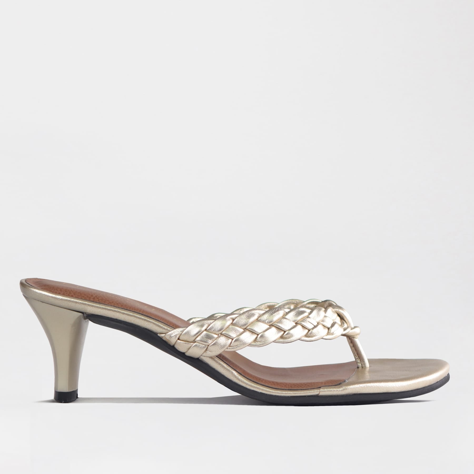 Froggie Shoes Sandals 3 / Gold Metallic / 12969 Plaited Sandal