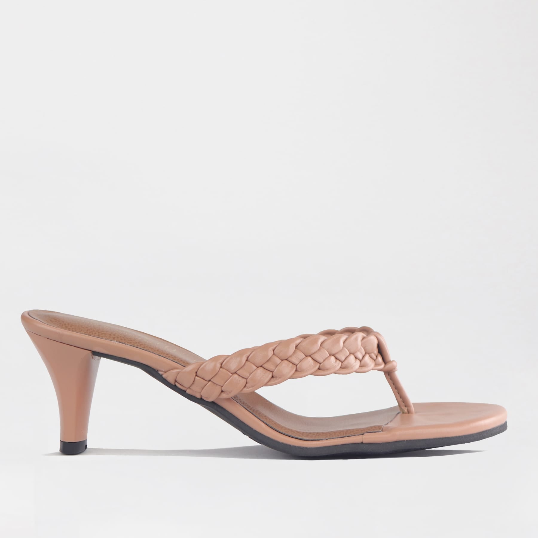 Froggie Shoes Sandals 3 / Nude / 12969 Plaited thong Sandal