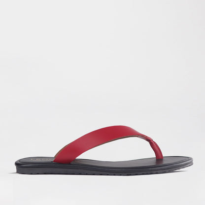 Froggie Shoes Sandals 4 / cherry / 13111 Slip Slop Sandal