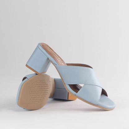 Froggie Shoes Sandals Block Heel Mule Sandal