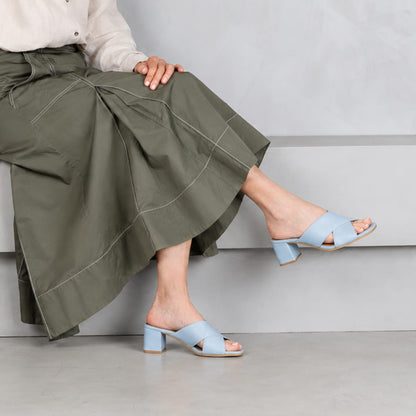 Froggie Shoes Sandals Block Heel Mule Sandal