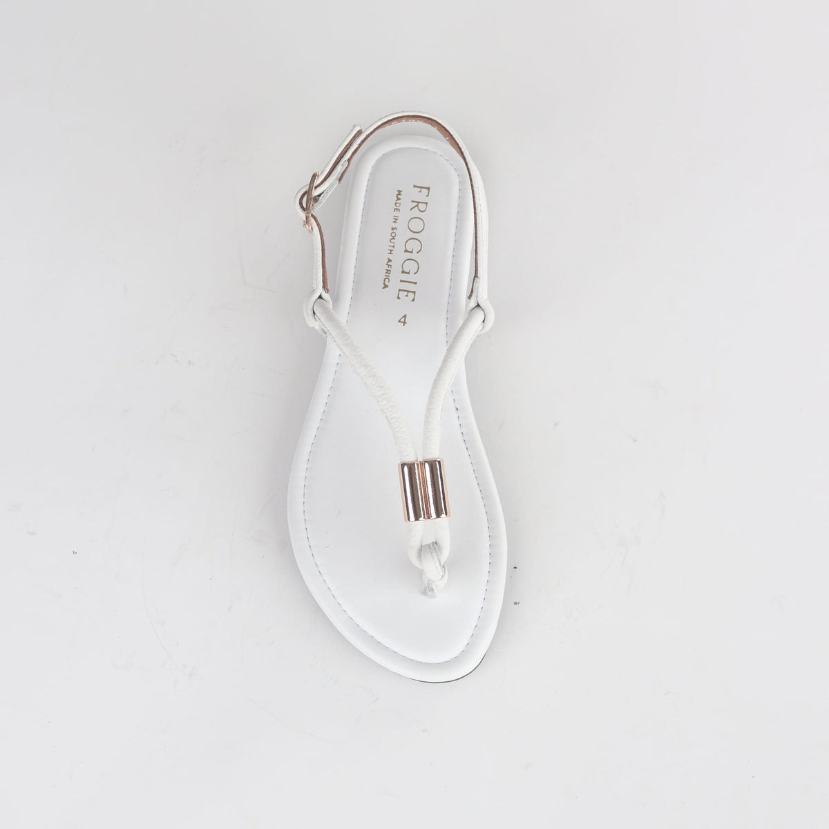Froggie Shoes Sandals Flat Thong Sandal with Adjustable Trim
