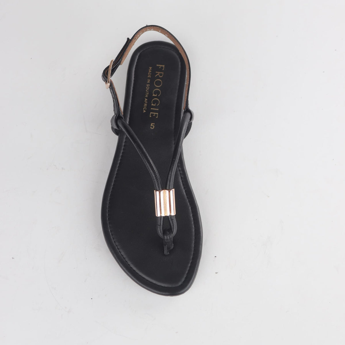 Froggie Shoes Sandals Flat Thong Sandal with Adjustable Trim