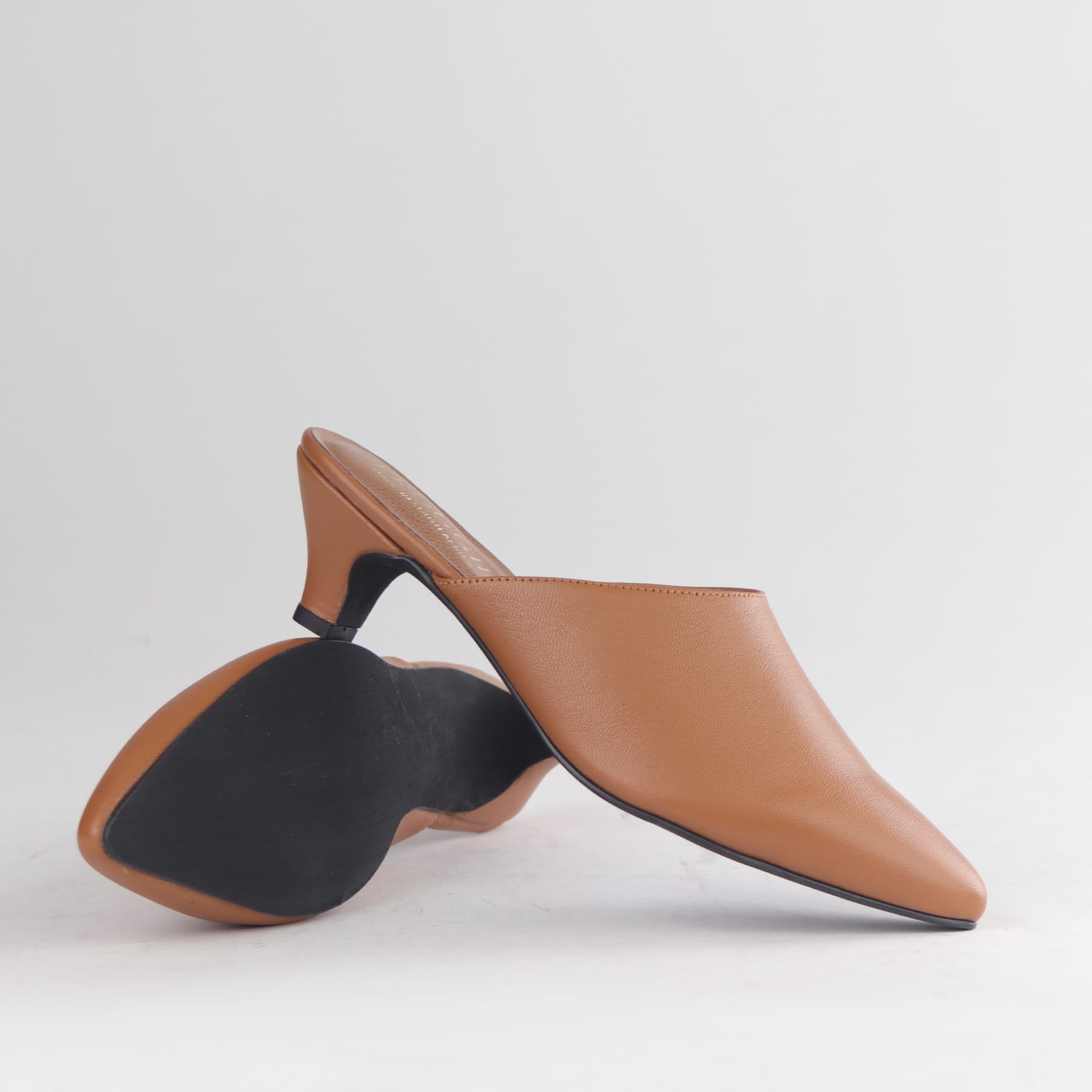 Froggie Shoes Sandals Kitten Heel Mule - pair.