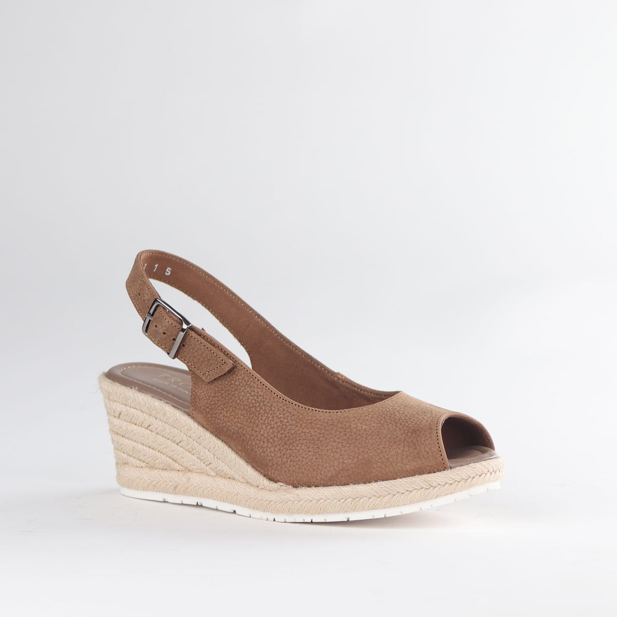 Froggie Shoes Sandals Slingback Wedge Peep toe Espadrille