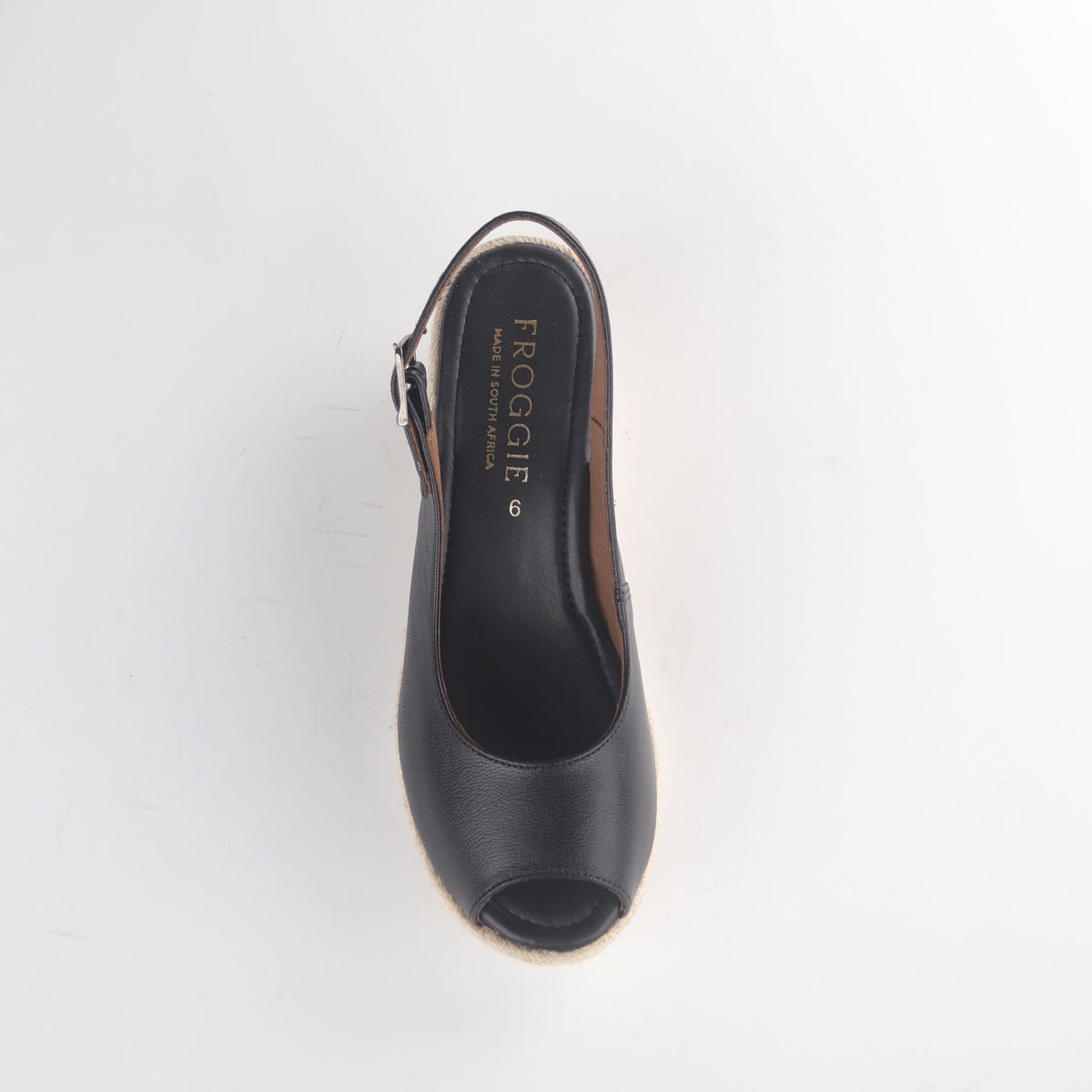 Froggie Shoes Sandals Slingback Wedge Peep toe Espadrille