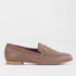 Froggie Shoes Shoes 3 / Stone / 12451 Loafer with Gold Trim in Stone - 12451