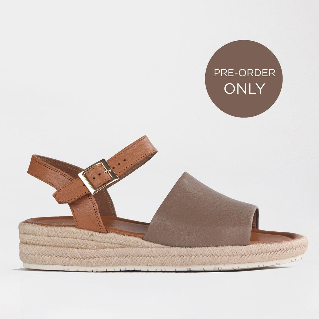 Froggie Shoes Shoes 3 / Stone Multi / 12966 Espadrille Wedge Sandal in Stone - 12966